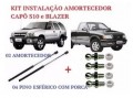Kit 2 Amortecedor Cap Motor Blazer e S10 a Partir 1995 - Todas + 4 Pino Esfrico com Porca